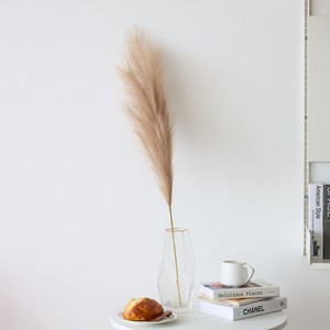 하루의공간 인조 팜파스 갈대 조화 120cm, 브라운