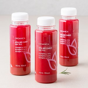 올가니카 ABC주스, 190ml, 3입