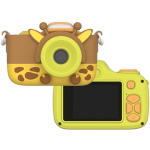 마이퍼스트 어린이 카메라3 기린 에디션 MFC-20 디지털카메라, 옐로우 (+32G 메모리 카드)