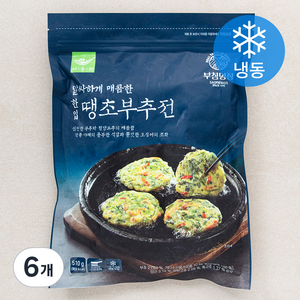 부침명장 사옹원 한입 땡초부추전 (냉동), 510g, 6개