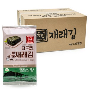 더국민 재래 도시락김, 32개, 4g