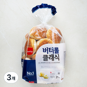 삼립 버터롤 클레식 21개입, 546g, 3개