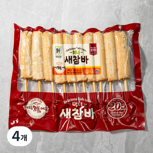 대림선 미니 새참바, 520g, 4개