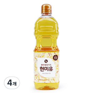 티케이 현미유, 900ml, 4개