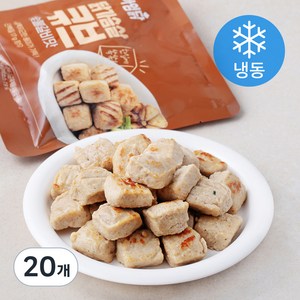 아임닭 닭가슴살 큐브 숯불갈비맛 (냉동), 100g, 20개