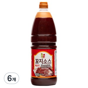 첫맛 꼬지소스 매운맛, 2.1kg, 6개