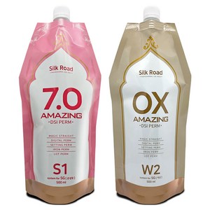 폴톤 실크로드 어메이징 7.0 DSI 펌 손상모 1제 + 2제 세트, 500ml, 1개