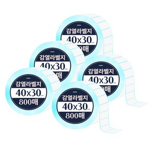 다다 감열라벨 800매, 5롤