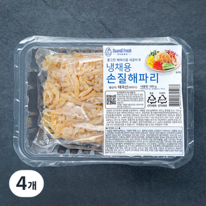 단디프레시 냉채용 손질해파리 (냉장), 500g, 4개