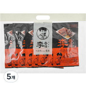 이춘복육포 코주부 치즈육포, 240g, 5개