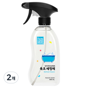 네이쳐러브메레 욕조 세정제, 400ml, 2개