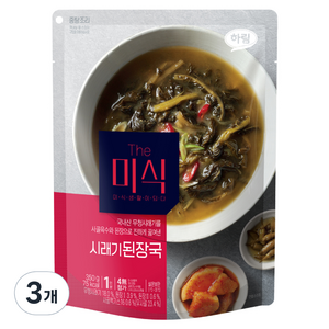 더미식 시래기 된장국, 350g, 3개