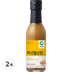 대상 청정원 피넛월남쌈 소스, 2개, 240g