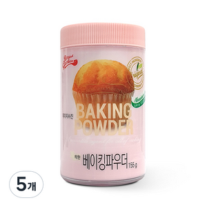 브레드가든 착한 베이킹파우더, 155g, 5개