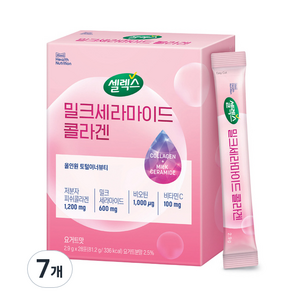 셀렉스 밀크세라마이드 콜라겐 28p, 81.2g, 7개