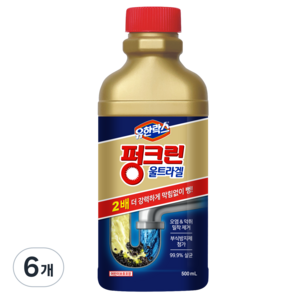 유한락스 펑크린 울트라겔, 500ml, 6개