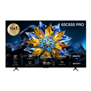 TCL 4K QLED PRO 로컬디밍 스마트TV, 164cm(65인치), 65C655 PRO, 스탠드형, 방문설치