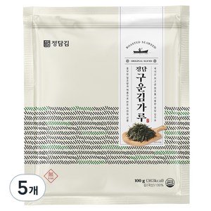 정담김 정담 구운 김가루, 100g, 5개