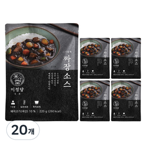 미정당 고기듬뿍 짜장소스, 220g, 20개