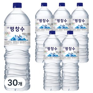 강원평창수 생수, 2L, 30개