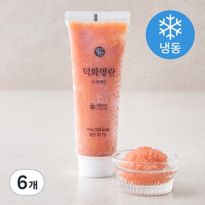 덕화명란 튜브형 (냉동), 110g, 6개