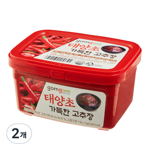 곰곰 태양초 가득한 고추장, 1kg, 2개