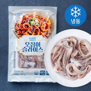 국내산 오징어슬라이스 (냉동), 300g, 1개