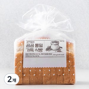 곰곰 통밀 가득 식빵, 430g, 2개