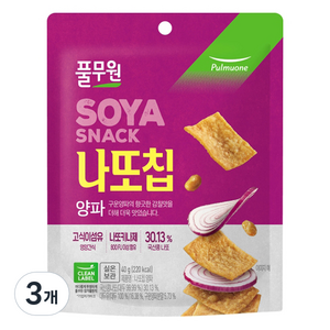 풀무원 나또칩 양파, 40g, 3개