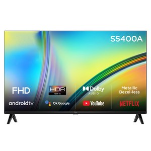 TCL 안드로이드11 FHD LED TV, 110cm, 43S5400A, 스탠드형, 고객직접설치