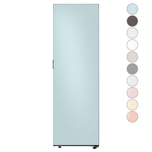 [색상선택형] 삼성전자 비스포크 키친핏 1도어 냉동고 우개폐 347L 방문설치, RZ34C7905AP