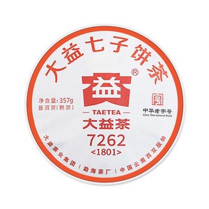 대익차 보이차 7262 숙차, 357g, 1개입, 1개