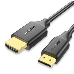 코드웨이 Mini HDMI to HDMI 2.0 케이블, 1개, 1m