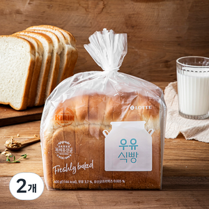 기린 우유식빵, 400g, 2개