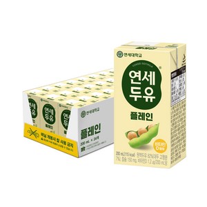 연세두유 플레인, 200ml, 24개