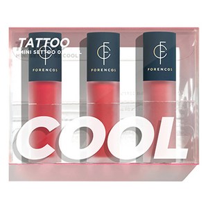 포렌코즈 미니세투 립틴트 3종 세트, 02 쿨톤세트, 4.8g, 1세트