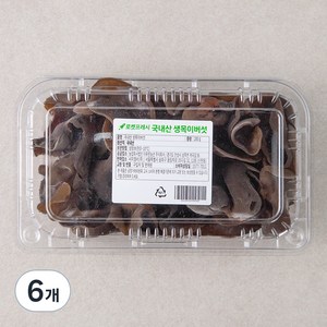 국내산 생목이버섯, 200g, 6개