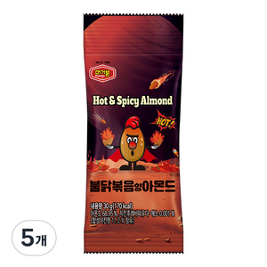 머거본 불닭볶음향 아몬드, 30g, 5개