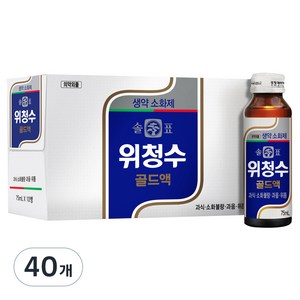 솔표 위청수 골드액, 75ml, 40개