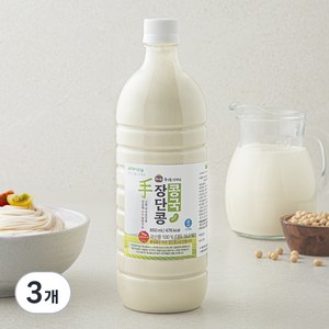 프레시오늘 신선냉장 껍질째 손수 영양가득 진한 윤성순장모님 장단콩 콩국, 850ml, 3개