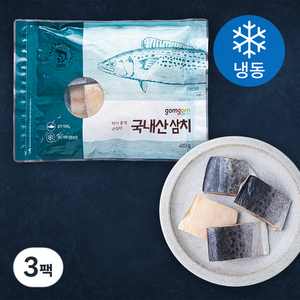 곰곰 국내산 삼치 (냉동), 400g, 3팩