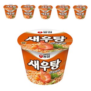 새우탕 큰사발면 115g, 6개
