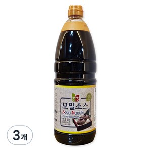 첫맛 모밀소스, 2.1kg, 3개