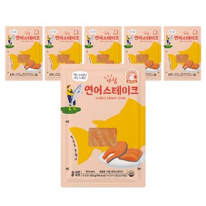 아침 바로드숑 바로먹는 연어 스테이크, 100g, 6개