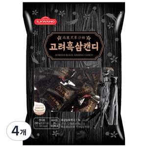 일광제과 고려흑삼캔디, 280g, 4개