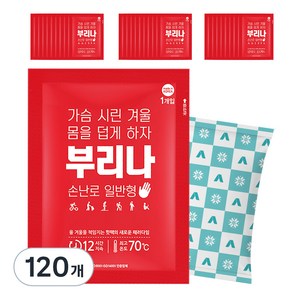 부리나 포켓형 손난로 일반형 90g, 120개