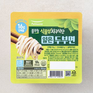 풀무원 식물성지구식단 두부면 얇은면, 100g, 1개