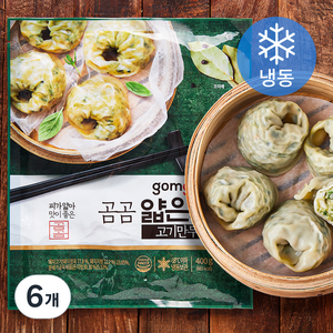 곰곰 얇은피 고기 만두 (냉동), 400g, 6개