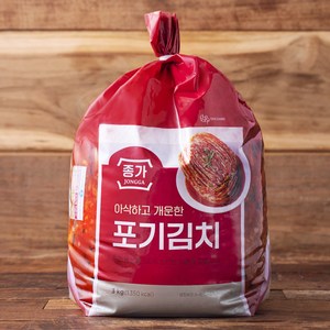 대상 종가 아삭하고 개운한 포기김치, 3kg, 1개