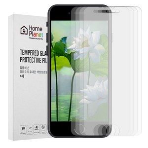 홈플래닛 2.5D 강화유리 휴대폰 액정보호필름, 4개입